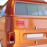 Make America Think Again Red Bumper Sticker