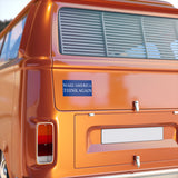 Make America Think Again Blue Bumper Sticker