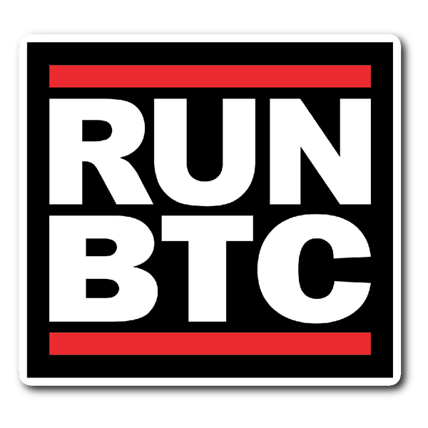 RUN BTC sticker - Stickers - The Resistance