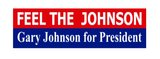 Feel The Johnson Bumper Stickers - Bumper Sticker - The Resistance