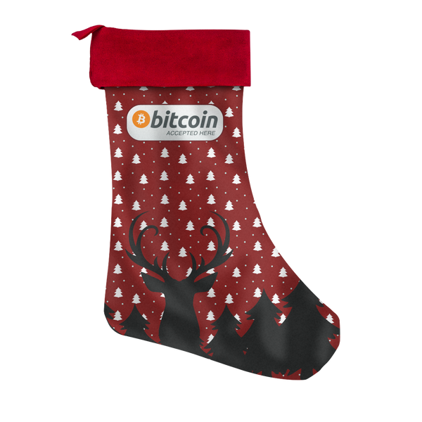 Bitcoin Accepted here Christmas Stockings - Christmas Stockings - The Resistance