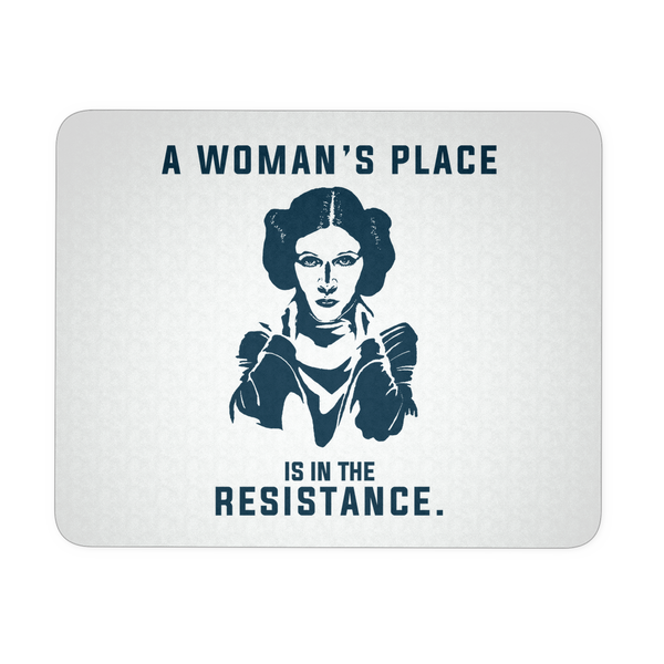 A Woman's Place is in the Resistance Mousepad - Mousepads - The Resistance