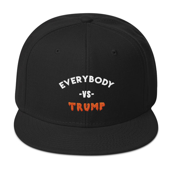 Everybody Vs Trump Snapback Hat - Hat - The Resistance