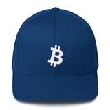 Bitcoin Symbol Flexfit 6277 Structured Twill Cap - Hat - The Resistance