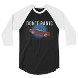 Starman Don't Panic 3/4 sleeve raglan shirt - T-Shirts - The Resistance