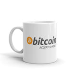 Bitcoin Accepted Here Mug - mug - The Resistance