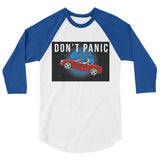 Starman Don't Panic 3/4 sleeve raglan shirt - T-Shirts - The Resistance