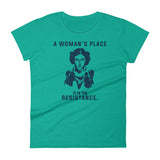 A Woman's Place is in the Resistance short sleeve women's t-shirt - T-Shirts - The Resistance