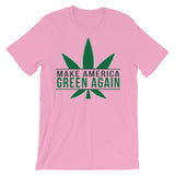 Make America Green Again Cannabis Unisex short sleeve t-shirt - T-Shirt - The Resistance
