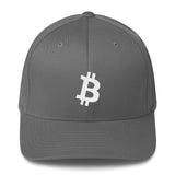 Bitcoin Symbol Flexfit 6277 Structured Twill Cap - Hat - The Resistance
