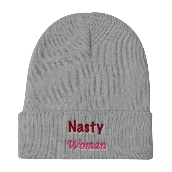 Nasty Woman Knit Beanie - Hat - The Resistance