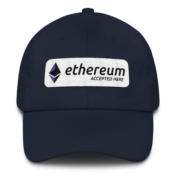 Ethereum Accepted Here Dad hat - hat - The Resistance