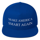 Make America Smart Again Flat Bill Cap - Hat - The Resistance