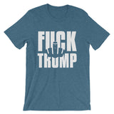 Fuck Trump Middle Finger Short-Sleeve Unisex T-Shirt - T-Shirts - The Resistance