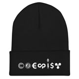 Bitcoin CryptoCurrencies Coexist Cuffed Beanie - Hat - The Resistance